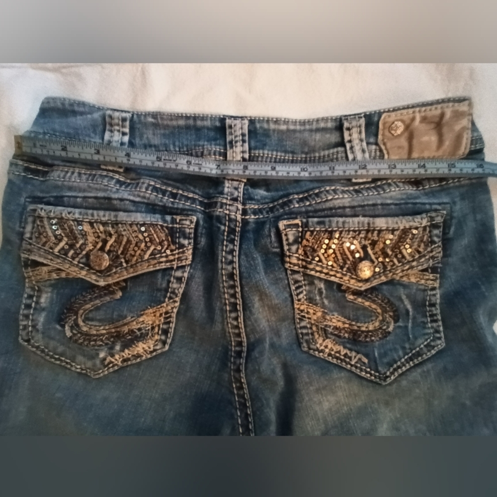 Silver Suki Mid Capri Super Stretch